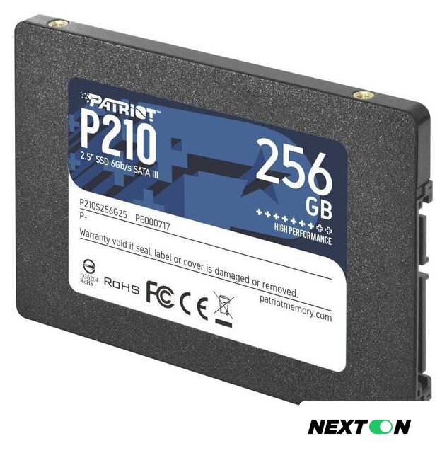 SSD Patriot P210 256GB P210S256G25 - Изображение №3 — Интернет-магазин Nexton