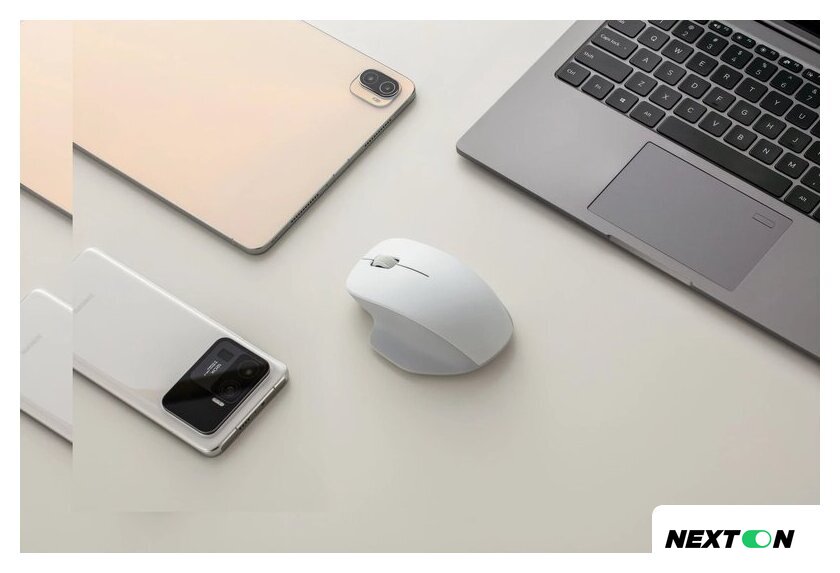 Мышь Xiaomi Wireless Mouse Comfort Edition XMWXSB04YM (белый, международная версия) - Изображение №5 — Интернет-магазин Nexton