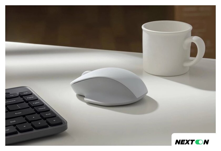 Мышь Xiaomi Wireless Mouse Comfort Edition XMWXSB04YM (белый, международная версия) - Изображение №4 — Интернет-магазин Nexton
