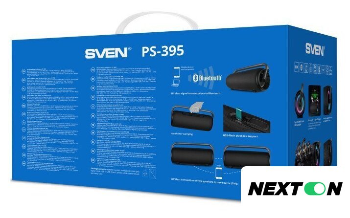 Беспроводная колонка SVEN PS-395 - Изображение №10 — Интернет-магазин Nexton
