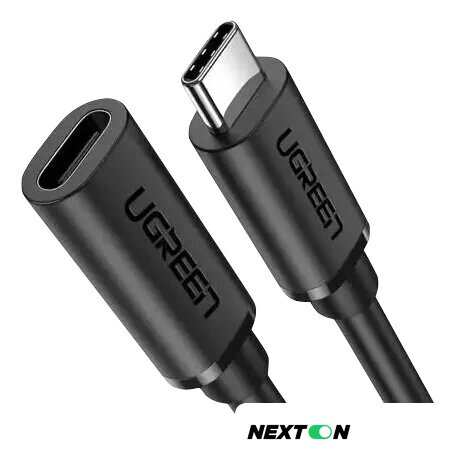 Кабель Ugreen USB Type-C - USB Type-C US353 10387 (1 м, черный) - Изображение №1 — Интернет-магазин Nexton