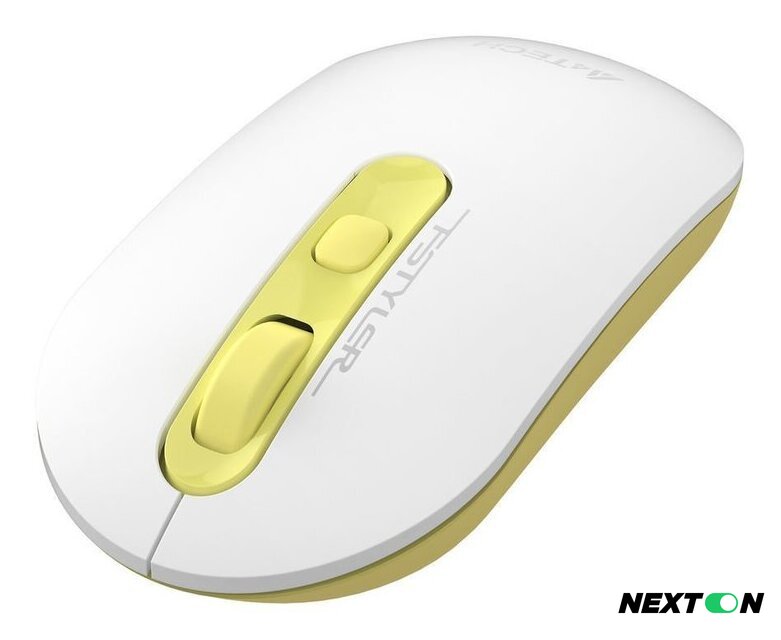 Мышь A4Tech Fstyler FG20 (белый/золотистый) - Изображение №5 — Интернет-магазин Nexton