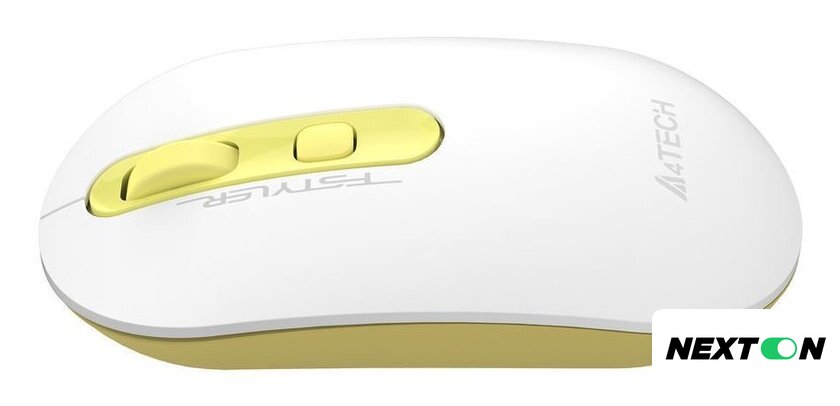 Мышь A4Tech Fstyler FG20 (белый/золотистый) - Изображение №7 — Интернет-магазин Nexton