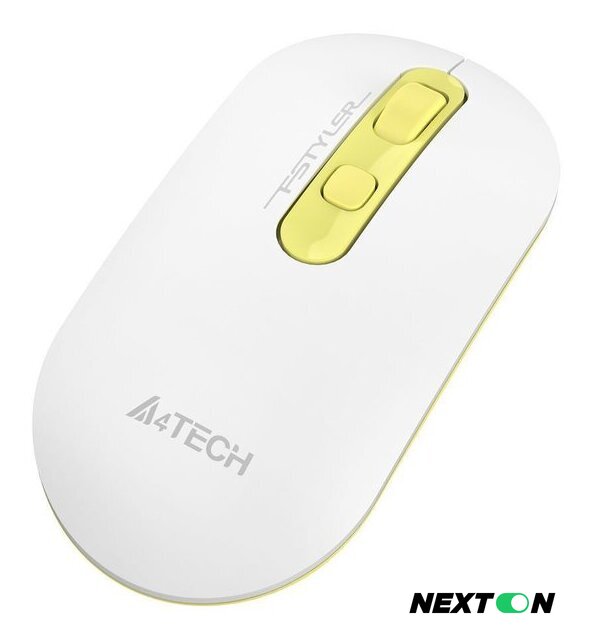 Мышь A4Tech Fstyler FG20 (белый/золотистый) - Изображение №4 — Интернет-магазин Nexton