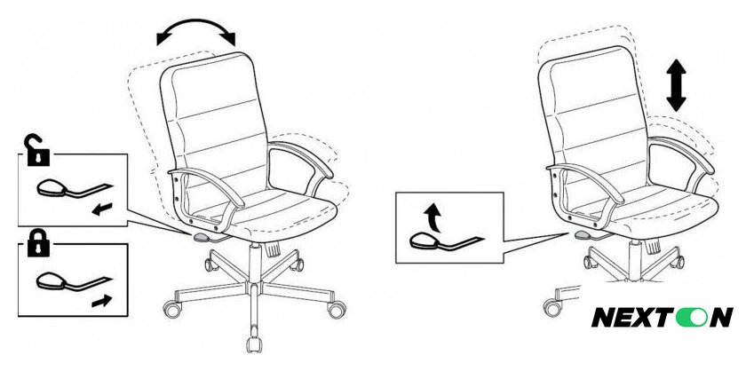 Офисное кресло Бюрократ Triest (черный, экокожа) - Изображение №12 — Интернет-магазин Nexton