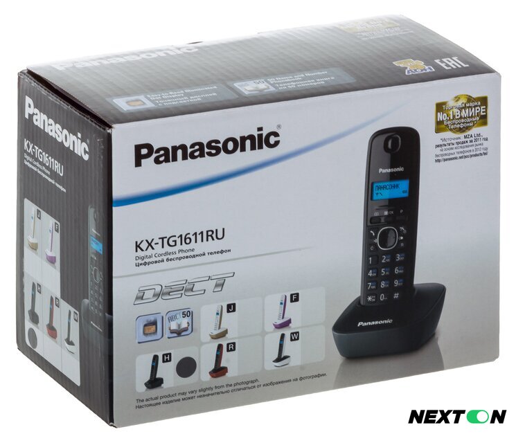 Радиотелефон Panasonic KX-TG1611RUH - Изображение №8 — Интернет-магазин Nexton