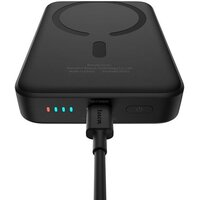 Внешний аккумулятор Baseus Magnetic Mini Air Wireless Fast Charge Power Bank 20W 10000mAh (черный) - Превью изображения №8 — Интернет-магазин Nexton