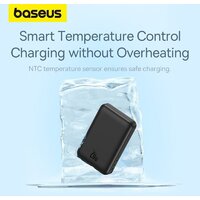 Внешний аккумулятор Baseus Magnetic Mini Air Wireless Fast Charge Power Bank 20W 10000mAh (черный) - Превью изображения №11 — Интернет-магазин Nexton