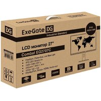 Игровой монитор ExeGate Combat EG2707C EX296975RUS - Превью изображения №10 — Интернет-магазин Nexton