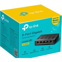Неуправляемый коммутатор TP-Link LS1005G - Превью изображения №2 — Интернет-магазин Nexton