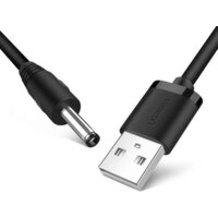 Кабель Ugreen US277 USB 2.0 Type-A - DC 3.5 мм 10376 (1 м, черный) - Превью изображения №2 — Интернет-магазин Nexton