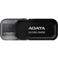 USB Flash ADATA UV240 64GB (черный) - Превью изображения №2 — Интернет-магазин Nexton