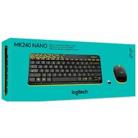 Офисный набор Logitech MK240 Nano 920-008198 (черный) - Превью изображения №8 — Интернет-магазин Nexton