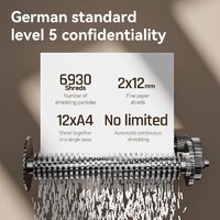 Шредер Deli ET095 (серый) - Превью изображения №3 — Интернет-магазин Nexton