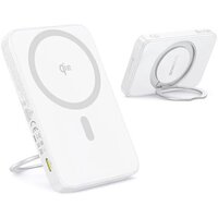 Внешний аккумулятор Baseus PicoGo Qi2 Magnetic Power Bank 5000mAh 20W (белый) - Превью изображения №3 — Интернет-магазин Nexton