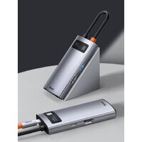 Док-станция Baseus Metal Gleam Series 4 in 1 Multifunctional Type-C CAHUB-CY0G - Превью изображения №11 — Интернет-магазин Nexton