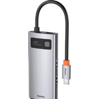 Док-станция Baseus Metal Gleam Series 4 in 1 Multifunctional Type-C CAHUB-CY0G - Превью изображения №3 — Интернет-магазин Nexton