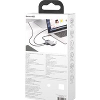 Док-станция Baseus Metal Gleam Series 4 in 1 Multifunctional Type-C CAHUB-CY0G - Превью изображения №14 — Интернет-магазин Nexton