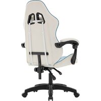 Игровое (геймерское) кресло Defender Legas (белый/голубой) - Превью изображения №3 — Интернет-магазин Nexton