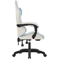 Игровое (геймерское) кресло Defender Legas (белый/голубой) - Превью изображения №6 — Интернет-магазин Nexton