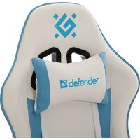 Игровое (геймерское) кресло Defender Legas (белый/голубой) - Превью изображения №8 — Интернет-магазин Nexton