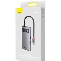 Док-станция Baseus StarJoy 4-Port Type-C Hub Adapter WKWG070113 - Превью изображения №3 — Интернет-магазин Nexton