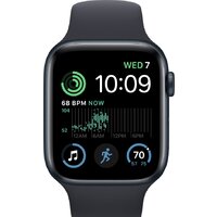 Умные часы Apple Watch SE 2 40 мм (алюминиевый корпус, полуночный/полуночный, спортивный силиконовый ремешок S/M) - Превью изображения №2 — Интернет-магазин Nexton