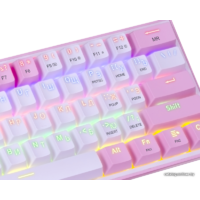 Клавиатура Redragon Fizz (розовый/белый) - Превью изображения №4 — Интернет-магазин Nexton