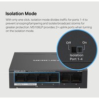 Неуправляемый коммутатор Mercusys MS106LP - Превью изображения №7 — Интернет-магазин Nexton