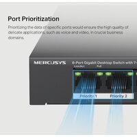 Неуправляемый коммутатор Mercusys MS108GP - Превью изображения №8 — Интернет-магазин Nexton