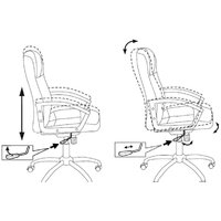 Офисное кресло Бюрократ T-800N (черный) - Превью изображения №5 — Интернет-магазин Nexton