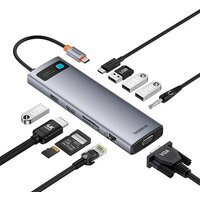 Док-станция Baseus Metal Gleam Series 11-Port Hub B00030709811-00 - Превью изображения №4 — Интернет-магазин Nexton