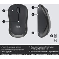 Офисный набор Logitech MK295 Silent Wireless Combo 920-009813 (графитовый) - Превью изображения №8 — Интернет-магазин Nexton