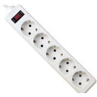 Defender ES 1.8 1.8 м, белый, 5 розеток