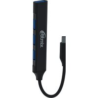 USB-хаб Ritmix CR-4401 Metal - Превью изображения №3 — Интернет-магазин Nexton