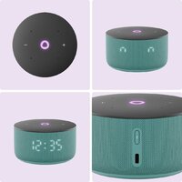 Умная колонка Яндекс Станция Мини 3 с часами (бирюзовый) - Превью изображения №3 — Интернет-магазин Nexton