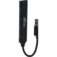 USB-хаб Ritmix CR-4400 Metal - Превью изображения №3 — Интернет-магазин Nexton