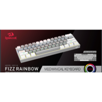 Клавиатура Redragon Fizz (серый/белый) - Превью изображения №10 — Интернет-магазин Nexton