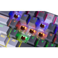 Клавиатура Redragon Fizz (серый/белый) - Превью изображения №2 — Интернет-магазин Nexton