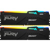 Kingston FURY Beast RGB 2x16ГБ DDR5 6000 МГц KF560C30BBAK2-32