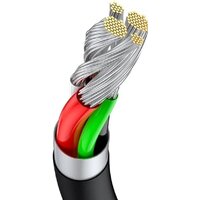 Кабель Baseus CATYS-A01 USB Type-A - USB Type-C (2 м, черный) - Превью изображения №4 — Интернет-магазин Nexton