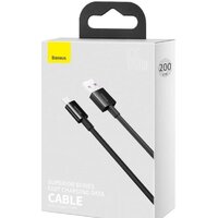 Кабель Baseus CATYS-A01 USB Type-A - USB Type-C (2 м, черный) - Превью изображения №5 — Интернет-магазин Nexton