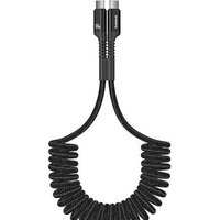 Baseus Fish-Eye Fast Charging USB Type-C - USB Type-C (1 м, черный)