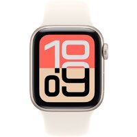 Умные часы Apple Watch SE 3 40 мм (алюминиевый корпус, звездный свет/звездный свет, спортивный силиконовый ремешок M/L) - Превью изображения №2 — Интернет-магазин Nexton