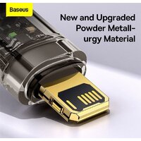 Кабель Baseus Explorer USB Type-A - Lightning (2 м, черный) - Превью изображения №4 — Интернет-магазин Nexton