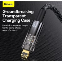 Кабель Baseus Explorer USB Type-A - Lightning (2 м, черный) - Превью изображения №3 — Интернет-магазин Nexton