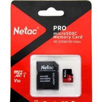 Карта памяти Netac P500 Extreme Pro 128GB NT02P500PRO-128G-R + адаптер - Превью изображения №2 — Интернет-магазин Nexton