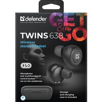 Наушники Defender Twins 638 - Превью изображения №6 — Интернет-магазин Nexton