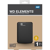 Внешний накопитель WD Elements Portable 1TB (WDBUZG0010BBK) - Превью изображения №7 — Интернет-магазин Nexton