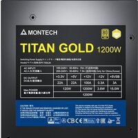 Блок питания Montech Titan Gold 1200W - Превью изображения №6 — Интернет-магазин Nexton